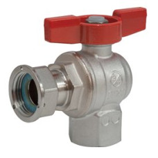 Кульовий кран GIACOMINI кутовий для котлів і лічильників ВВ різьба 1/2″ R781PX013