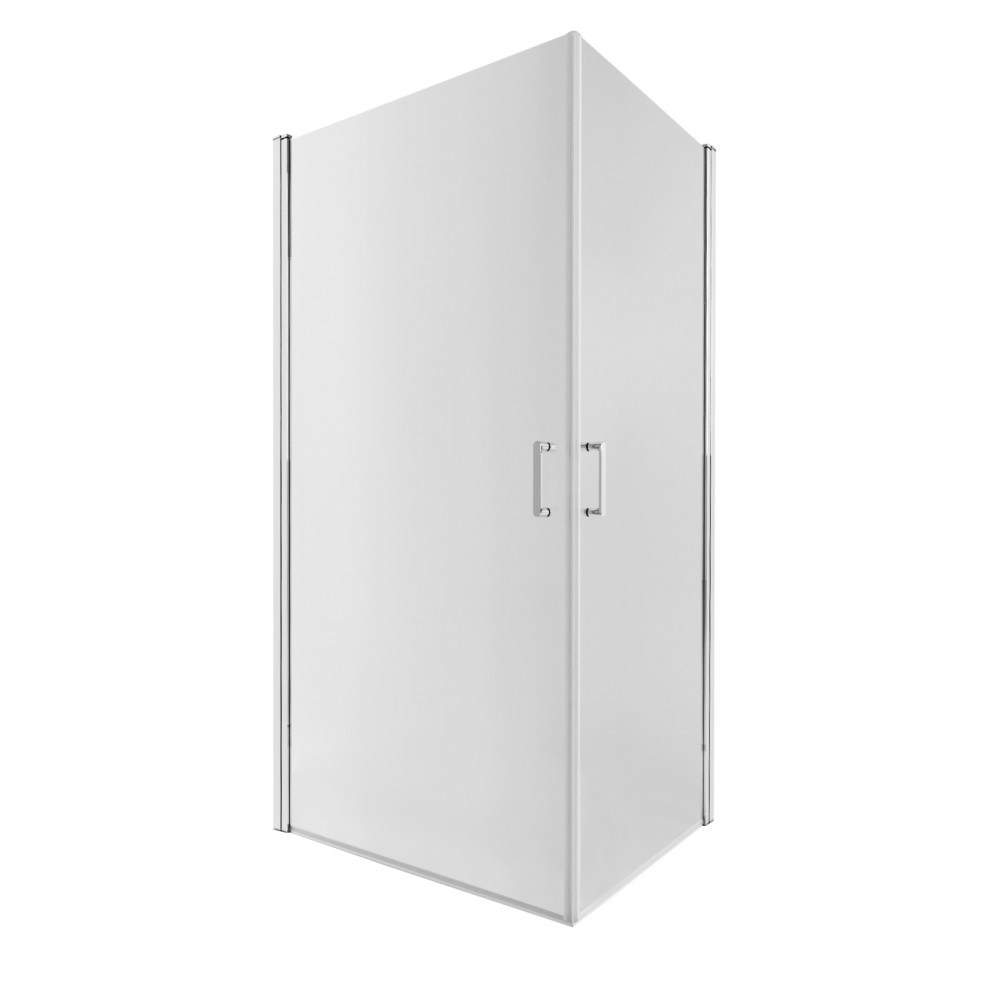 Душова кабіна Qtap Gemini CRM1018RC6 100х80, скло Clear 6 мм, без піддона