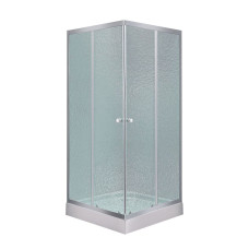 Душова кабіна Lidz Wawel SC90x90.SAT.LOW.FR, скло Frost 4 мм