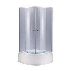 Душова кабіна Lidz Latwa SC80x80.SAT.HIGH.GR, скло тоноване 4 мм