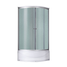 Гідромасажний бокс Lidz Tani SBM100x100.SAT.HIGH.FR, скло Frost 4 мм