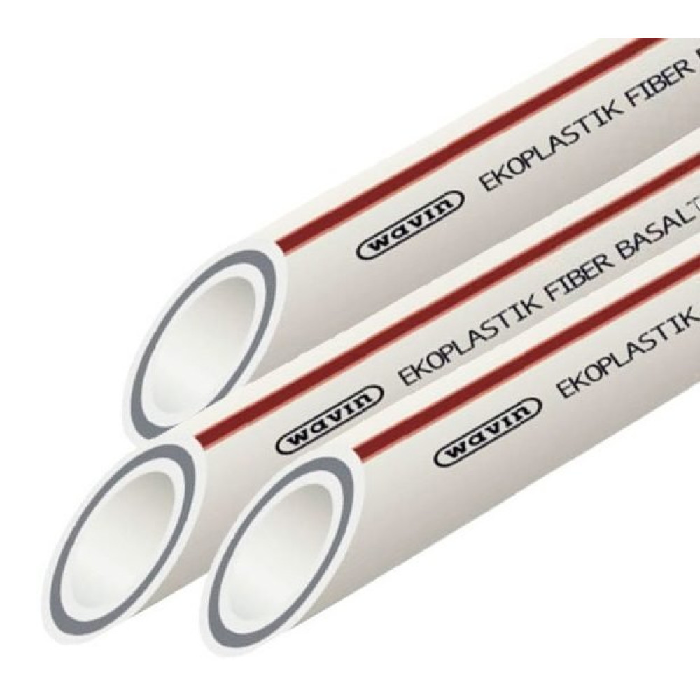 Труба армована з PPR Fiber Basalt Plus Ekoplastik 25х3,2 PN20