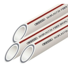 Труба армована з PPR Fiber Basalt Plus Ekoplastik 40х3,2 PN20