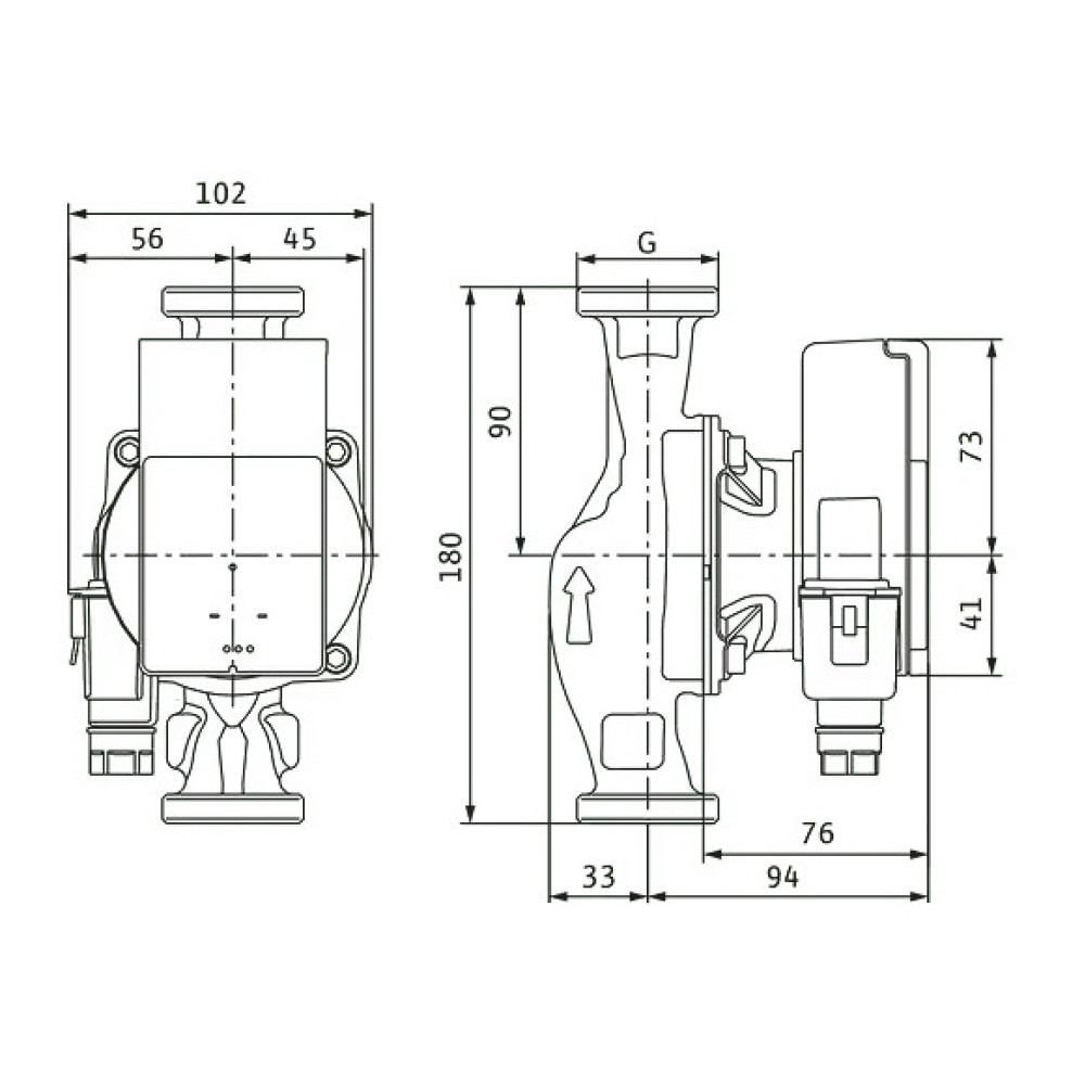 Насос циркуляційний WILO Atmos PICO 25/1-4 180 (4232691)