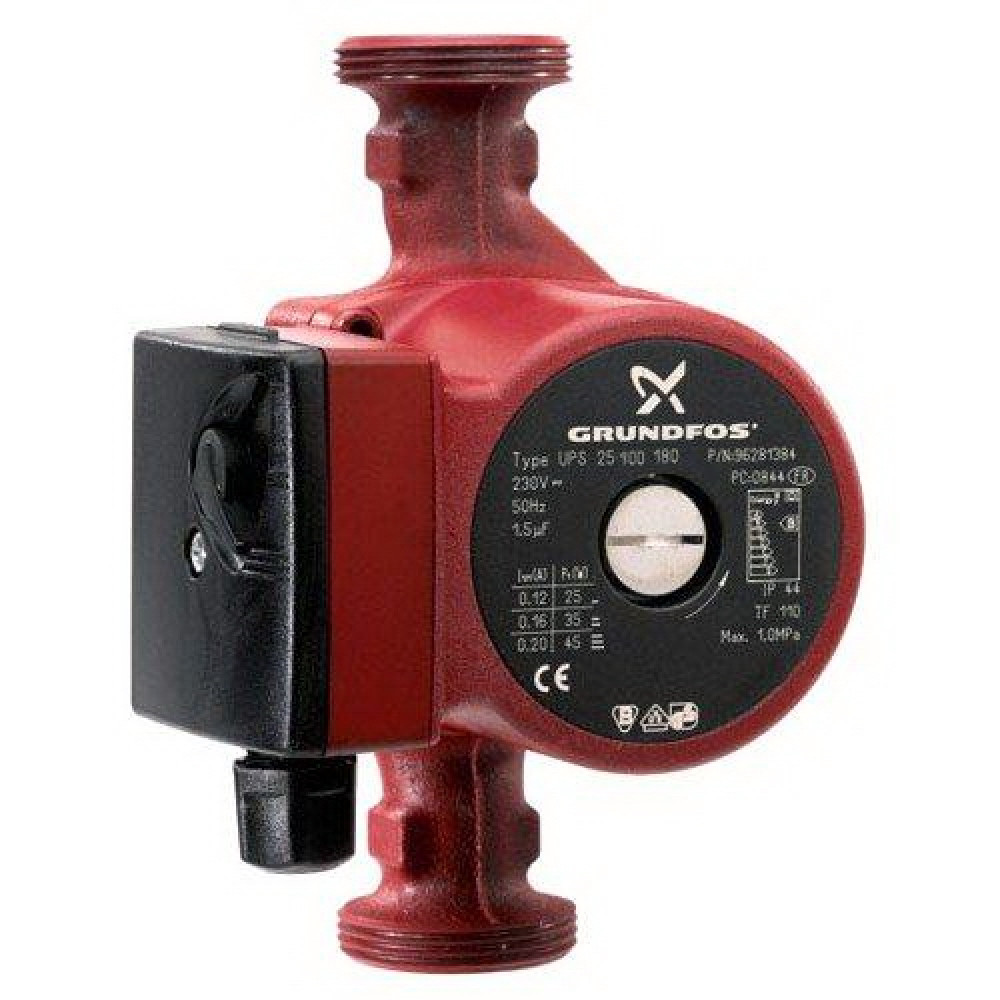 Насос циркуляційний Grundfos UPS 25-100 180 (95906480)