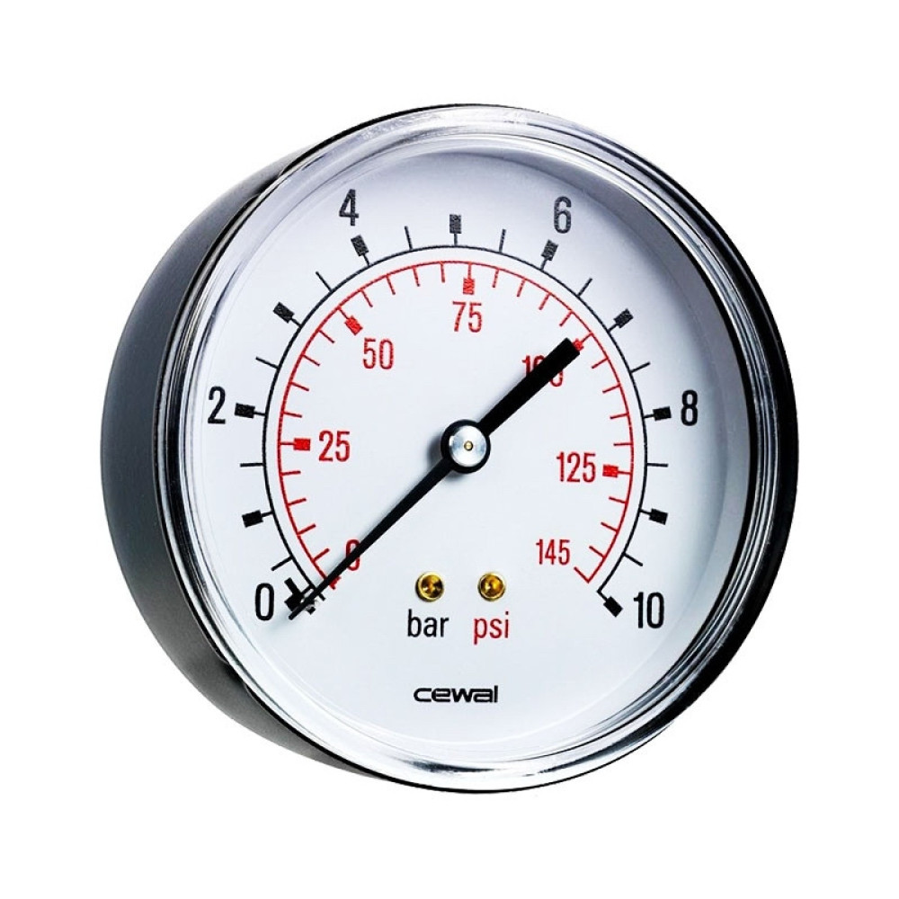 Манометр фронтальний Cewal d63 1/4" 10 бар (91469411)