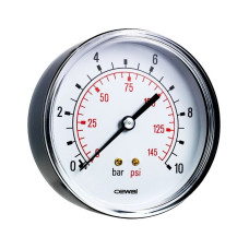 Манометр фронтальний Cewal d63 1/4" 10 бар (91469411)