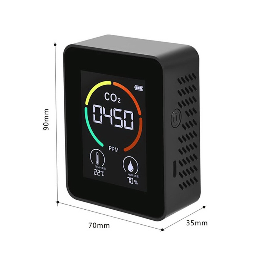 Датчик сигналізатор газу PG-L28A-CO2 (чадний газ - CO2) Black