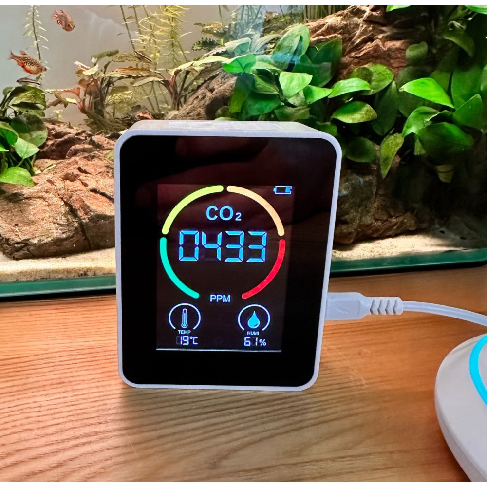 Датчик сигналізатор газу PG-L28A-CO2 (чадний газ - CO2) White